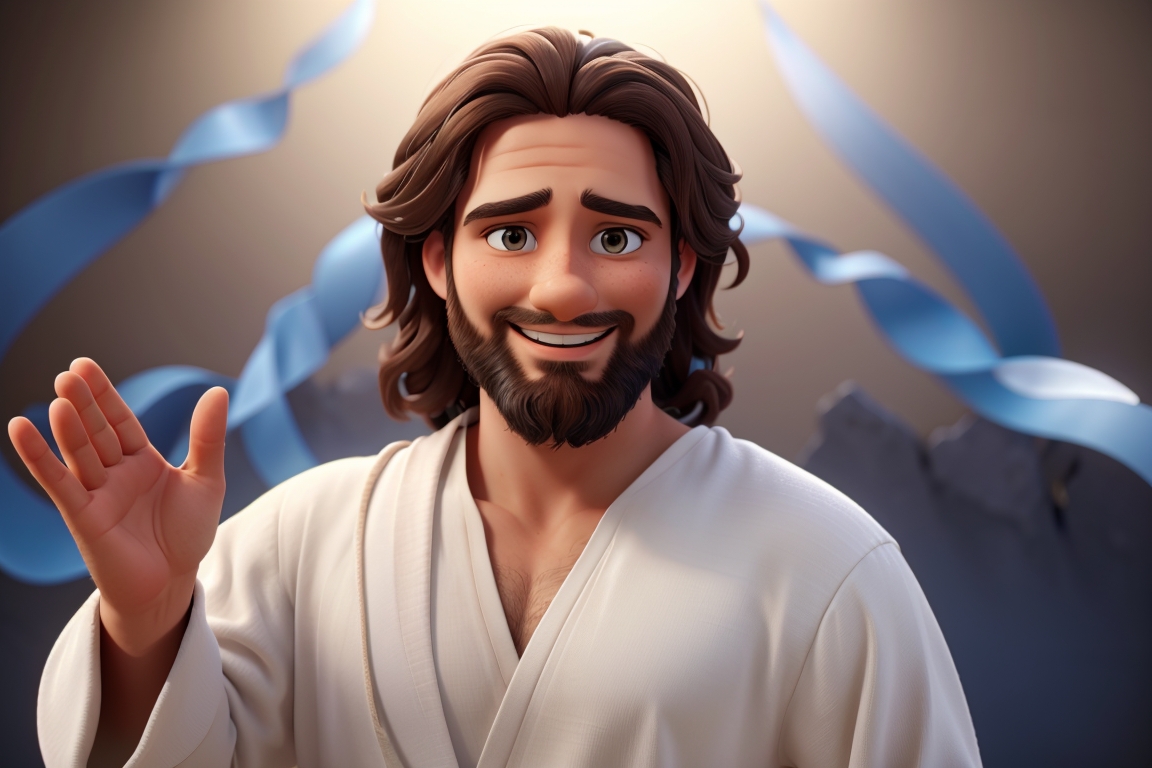 3D_Animation_Style_Draw_Jesus_a_30yearold_man_with_wavy_dark_b_1
